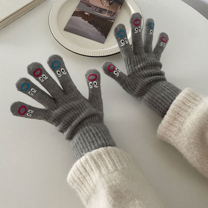 Women's & Men's Expression Bag Cute Five-finger Touch Screen Gloves