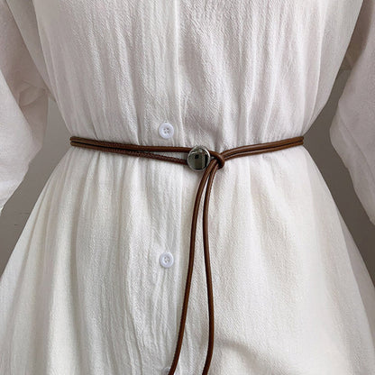 Women's Skirt Shirt Dress Decoration Long Waist Belts