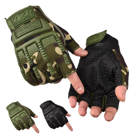 Free Soldier Half Finger Tactical Sunscreen Seal Gloves