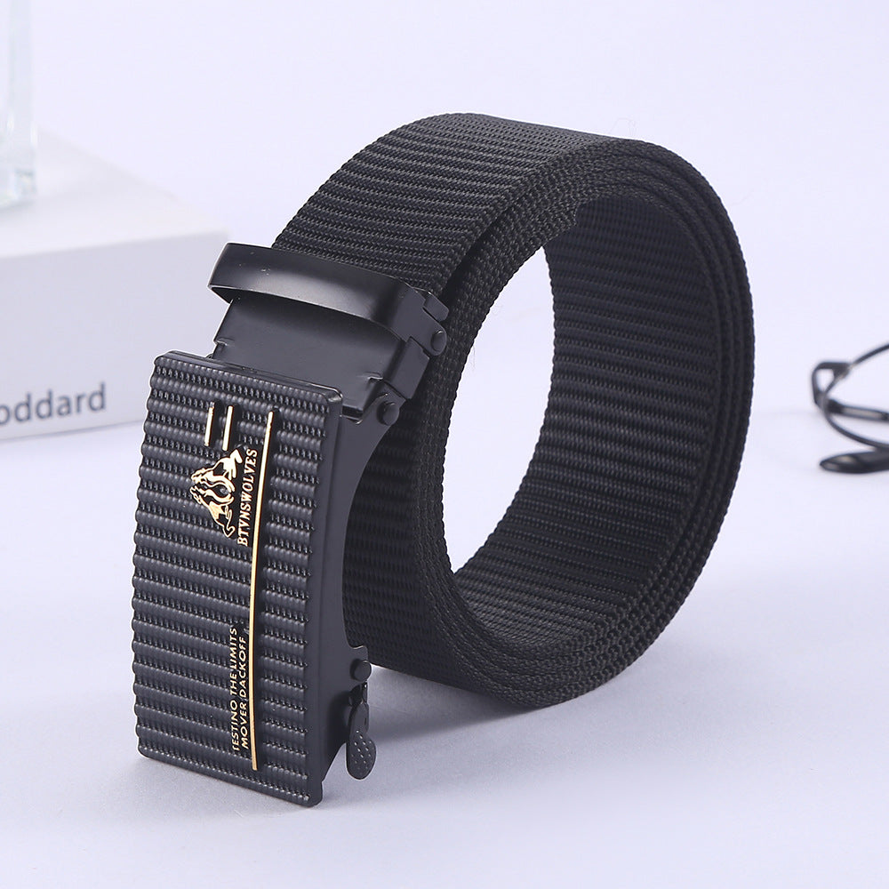 Men's Buckle Nylon Casual Sports Canvas Iron Belts