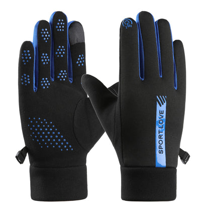 Thickened Veet Cold Protection Ski Windproof Touch Gloves