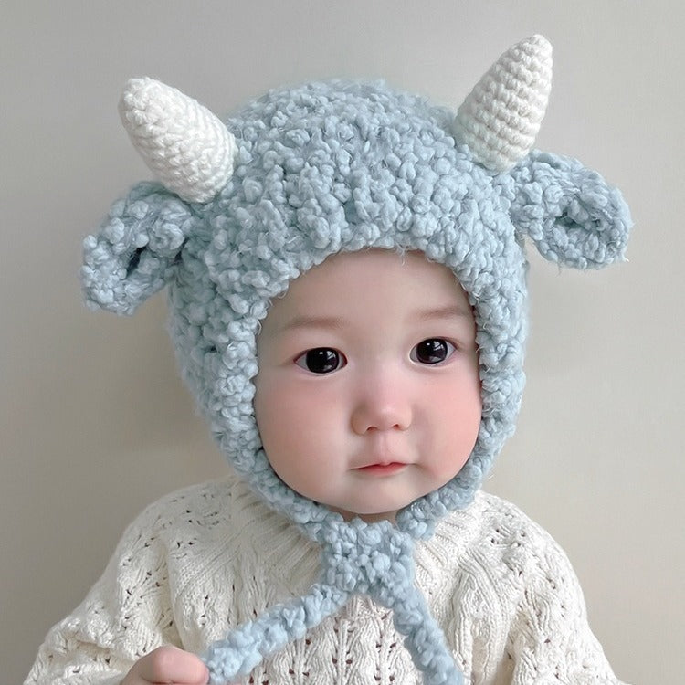 Female Male Super Cute Earflaps Warm Infant Kids' Headwear