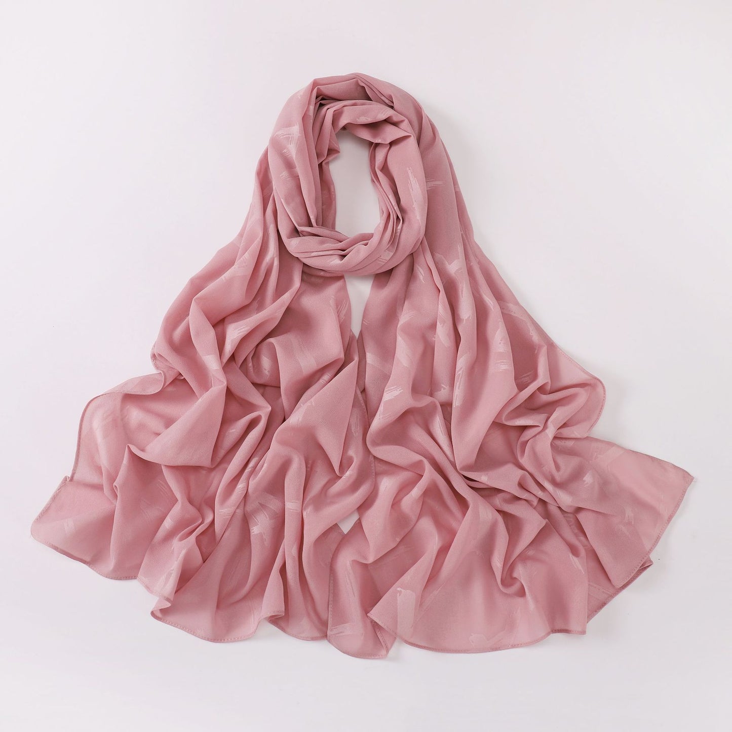 Chiffon Letter Embossed Hui North Africa Scarfs