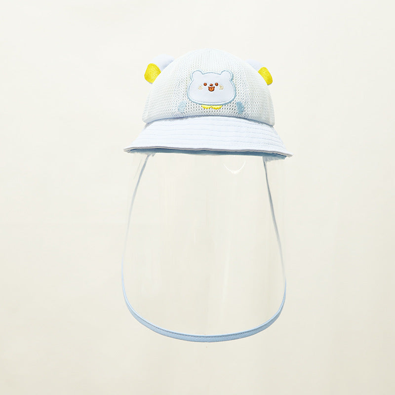 Children's Hat Protective Mask Bucket Male Female Kids' Headwear