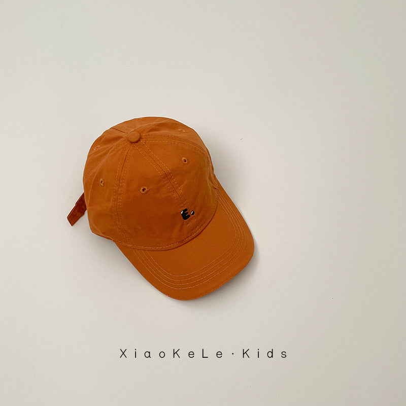 Children's Korean Embroidery Baseball Boy Peaked Western Kids' Headwear