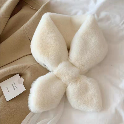 Thickened Fur Warm Collar Imitation Rabbit Scarfs