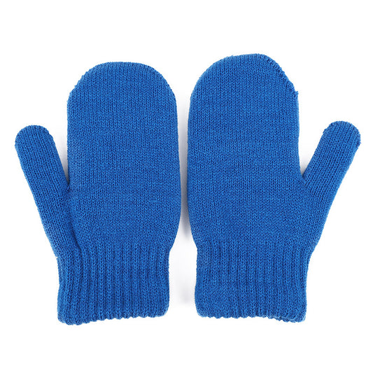 Women's & Men's Thickened Wool Keep Warm Couple Solid Color Gloves