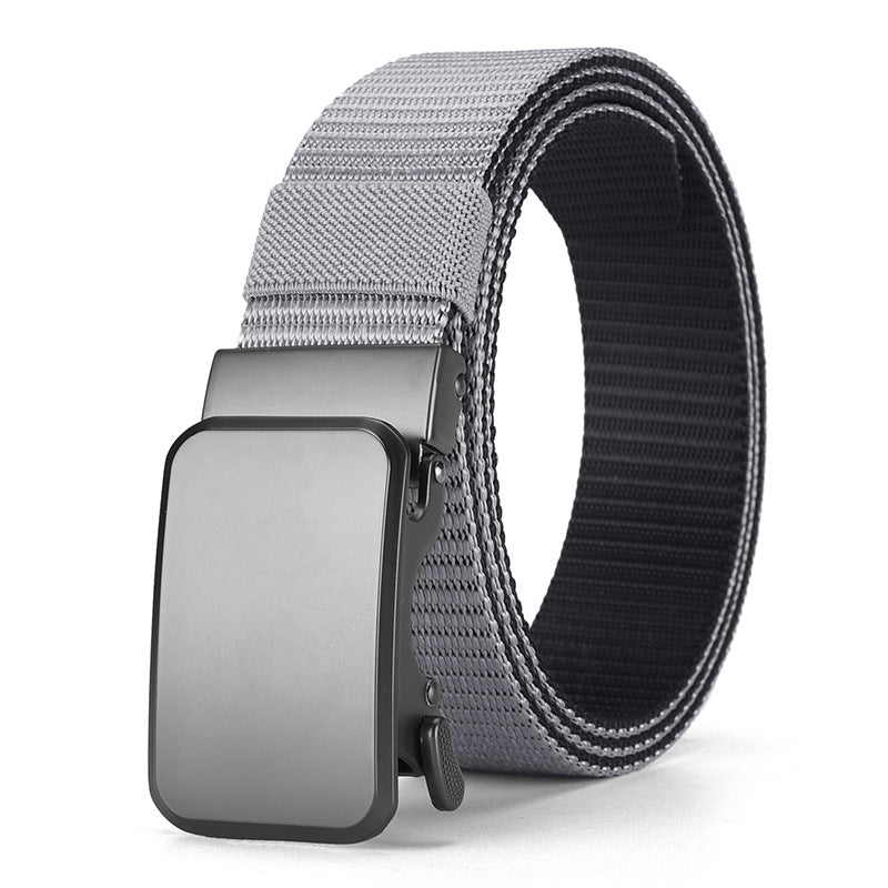 Men's Alloy Buckle Automatic Double-sided Stripe Body Belts