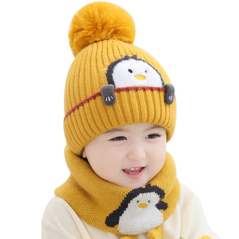 Children's Cute Winter Boy Hat Warm Ear Protection Kids' Headwear