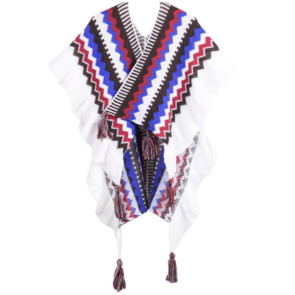 Women's Ear Fashion Wear Knitted Cape Bohemian Scarfs