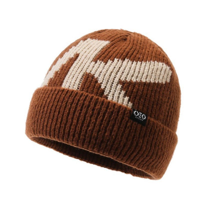 Women's & Men's Warm Wool Hat Winter Simple Solid Hats & Caps