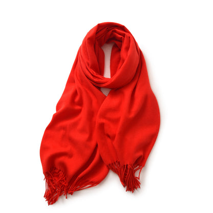 Women's Color Shawl High-grade Warm Korean Style Scarfs