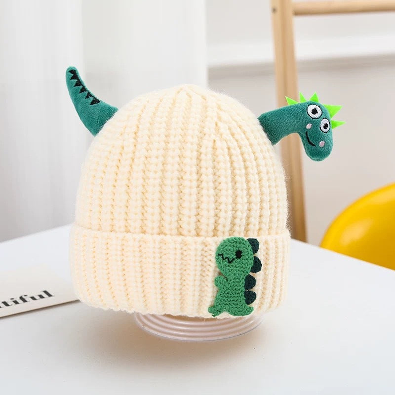 Hat Cute Super Dinosaur Shape Woolen Kids' Headwear