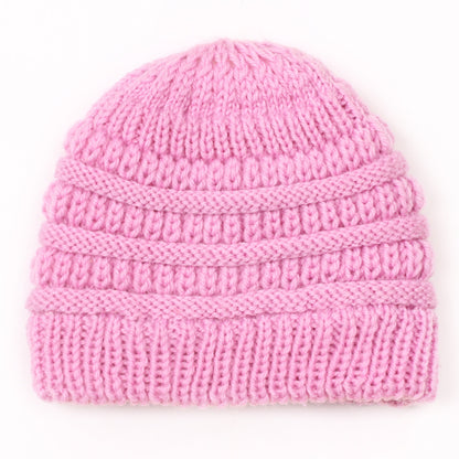 Children's Hat Warm Candy Color Boy Infant Kids' Headwear