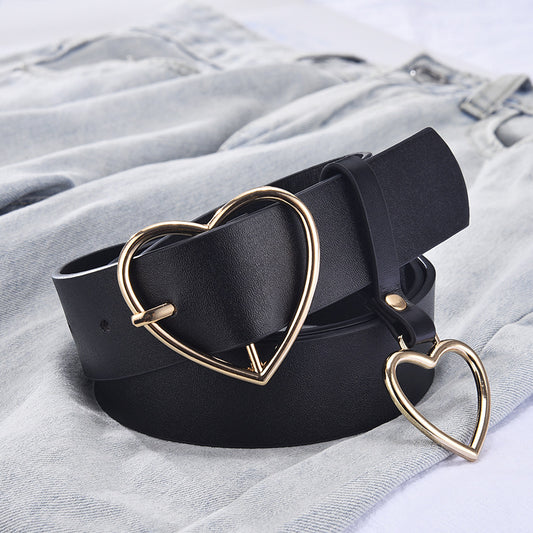 Female Summer Versatile Simple Black With Belts