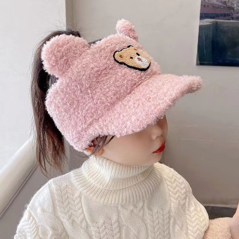 Children's Cute Super Warm Berber Fleece Topless Kids' Headwear