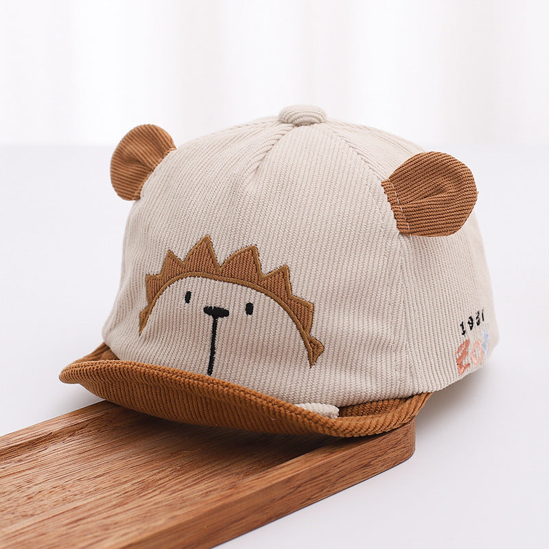 Children's Embroidery Hat Cartoon Peaked Fashion Boy Kids' Headwear