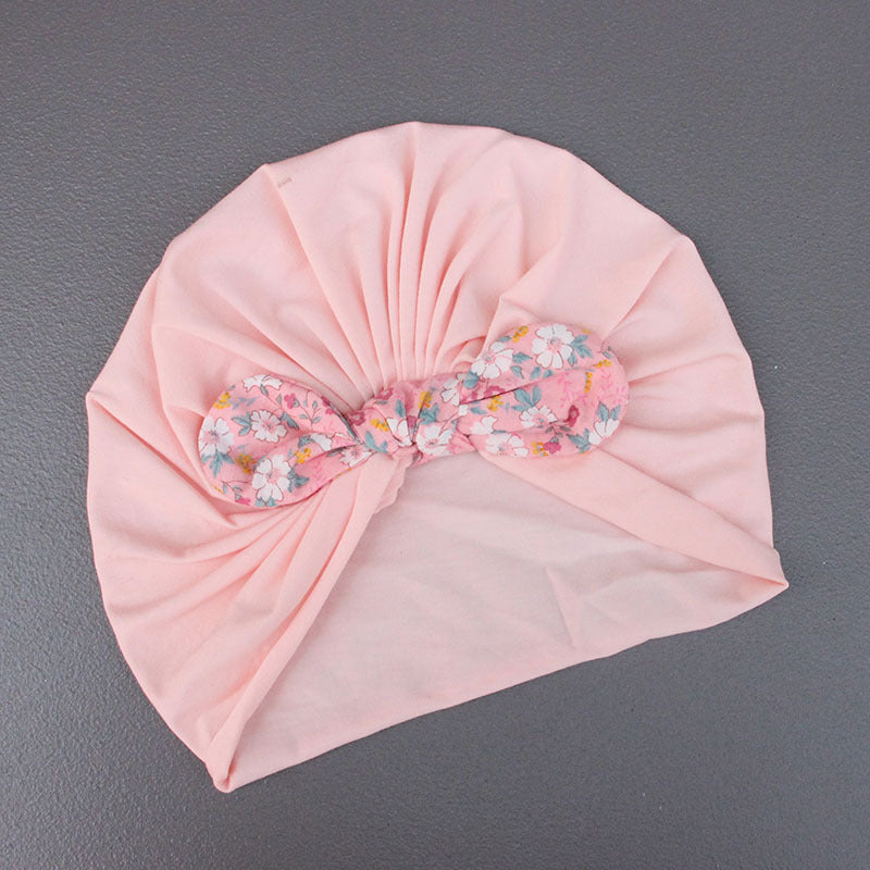 Infant Beanie Single Layer Cotton Bow Kids' Headwear