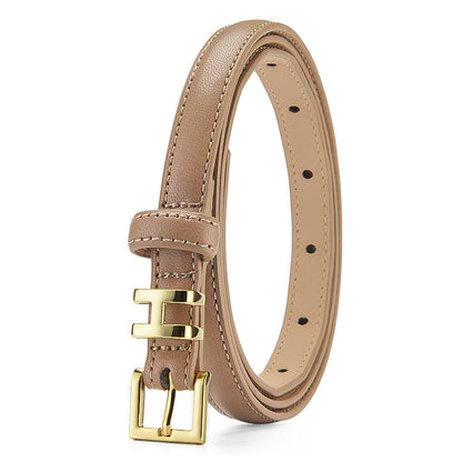 Women's Buckle Thin Decoration Korean Style Sweet Belts