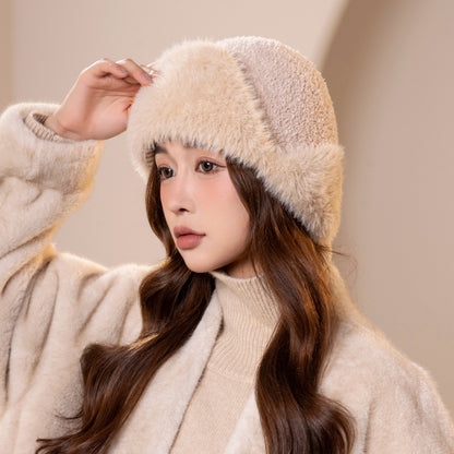 Women's Winter Thickened Warm Hat Imitation Fur Hats & Caps