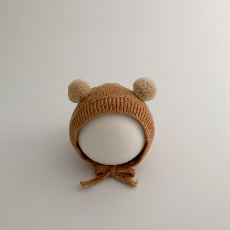 Hat Korean Style Thickened Knitted Boys Kids' Headwear