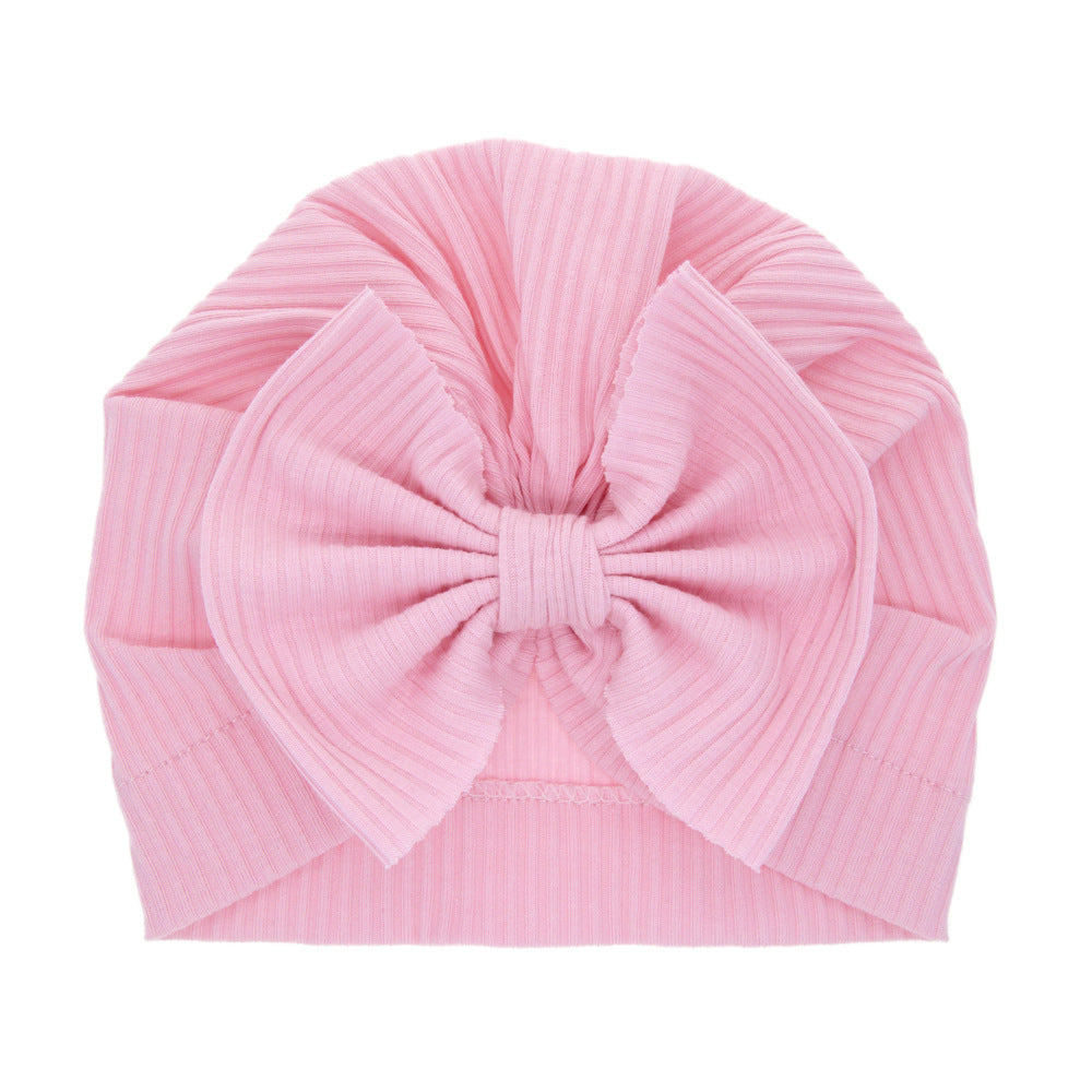 Children's Hat Cotton Sleeve Bow Indian Beanie Kids' Headwear