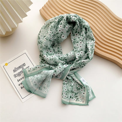 Women's Autumn Summer Versatile Fashionable Stylish Thin Decorative Scarfs