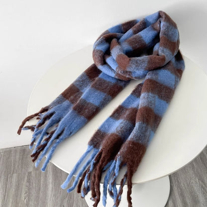 Women's & Men's Winter Warm Thickened Korean Style Shawl Scarfs