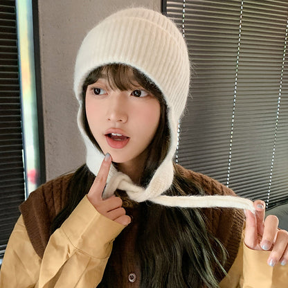 Women's Cute Knitted Hat Outdoor Warm Ear Hats & Caps