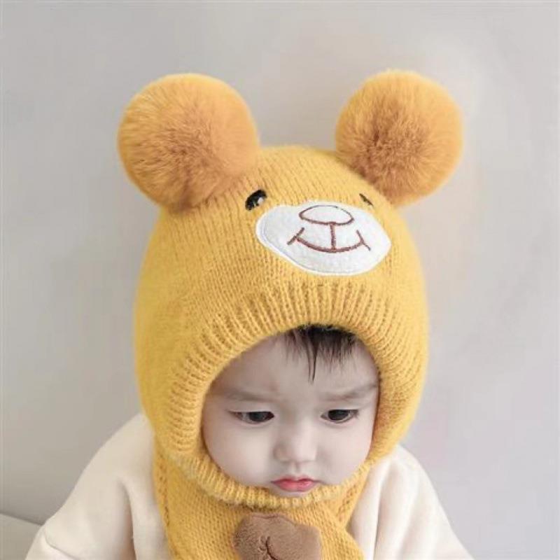 Hat Cute Winter Woolen Infant Knitted Kids' Headwear