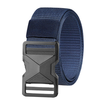 Men's Tactical Outdoor Training Thickened Woven Canvas Belts