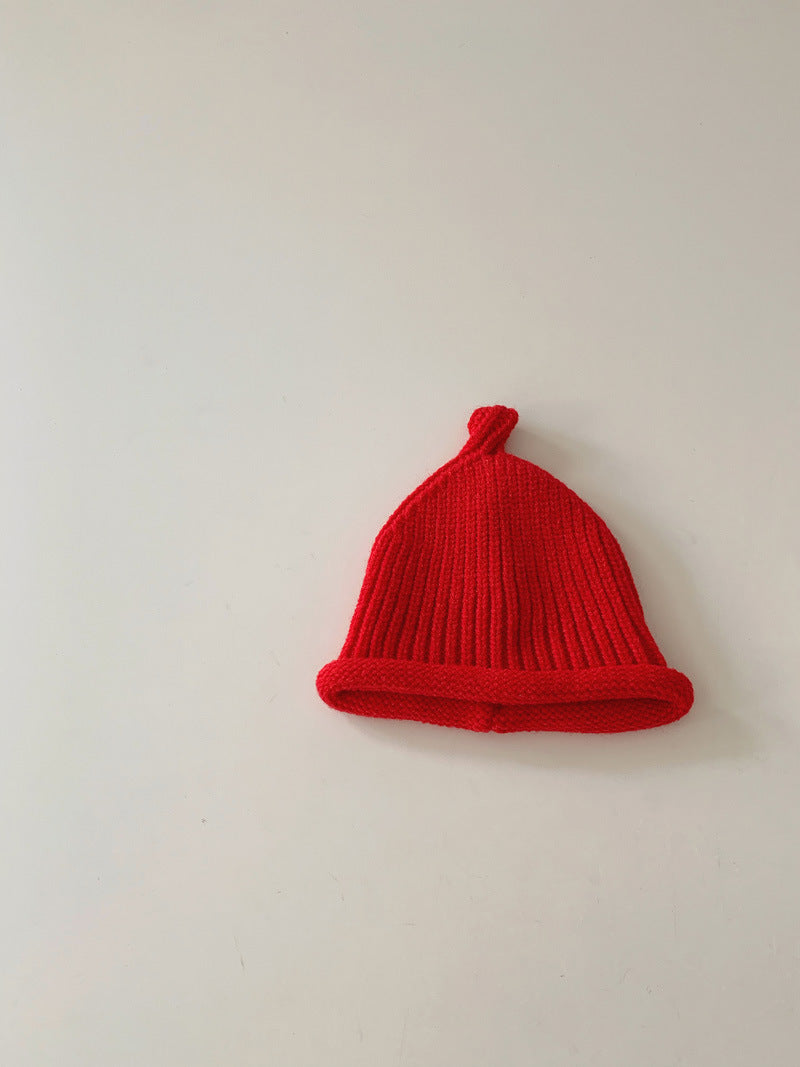 Color Small Woolen Hat Knitted Cute Kids' Headwear