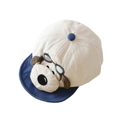 Peaked Puppy Hat Cute Super Baseball Kids' Headwear