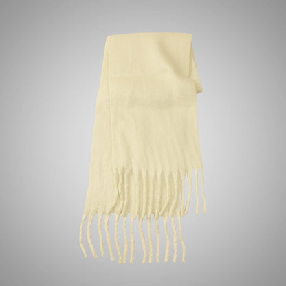 Solid Color Mohair Heavy Idle Style Scarfs