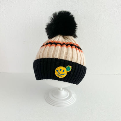 Hat Winter Cute Woolen Earflaps Boys Kids' Headwear