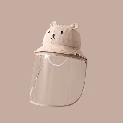 Removable Mask Male Female Protective Facial Kids' Headwear