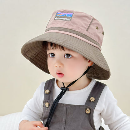 Children's Hat Breathable Bucket Boy Sunhat Sun Kids' Headwear