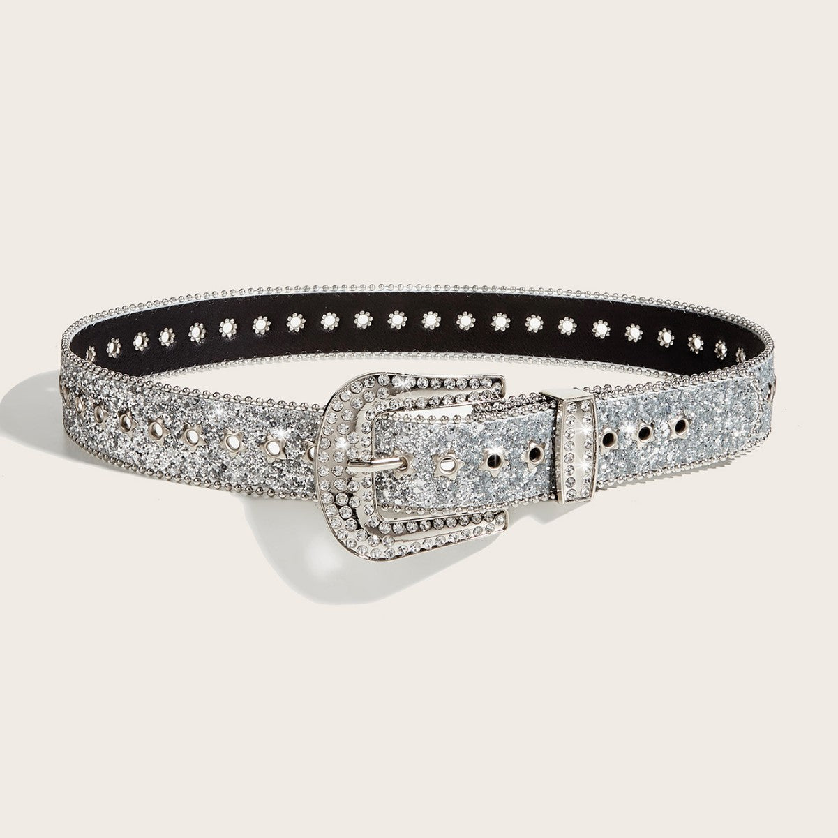 Women's Decorative Fashion Personality Sequins Jeans Strap Belts