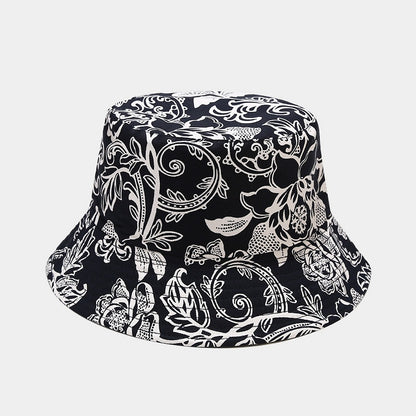 Women's Printed Double-sided Sun Summer Outdoor Travel Hats & Caps