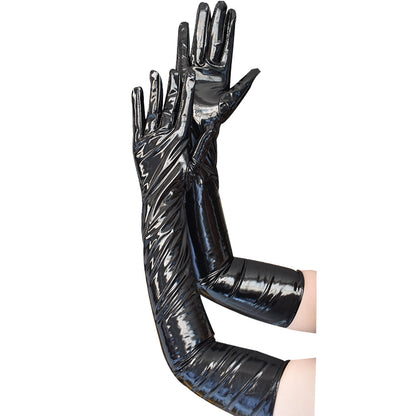 Leather Night Club Style Dark Sexy Gloves