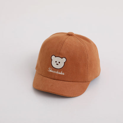 Children's Korean Peaked Boys Short Brim Casual Kids' Headwear