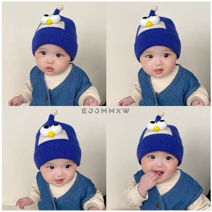 Male Female Knitted Woolen Cute Super Infant Big Kids' Headwear