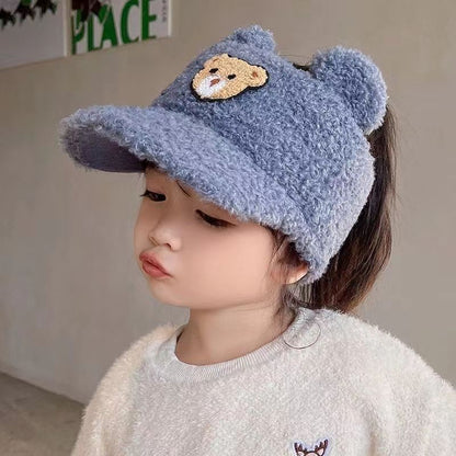 Children's Cute Super Warm Berber Fleece Topless Kids' Headwear