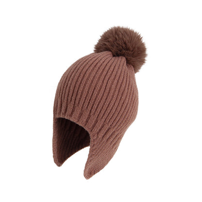 Children's Winter Hat Thermal Lei Knitted Woolen Kids' Headwear