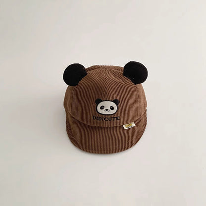 Fashion Hat Cute Panda Warm Peaked Kids' Headwear