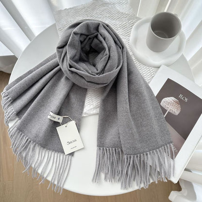 Women's Cashmere Texture Thickened Warm Korean Fashion Scarfs