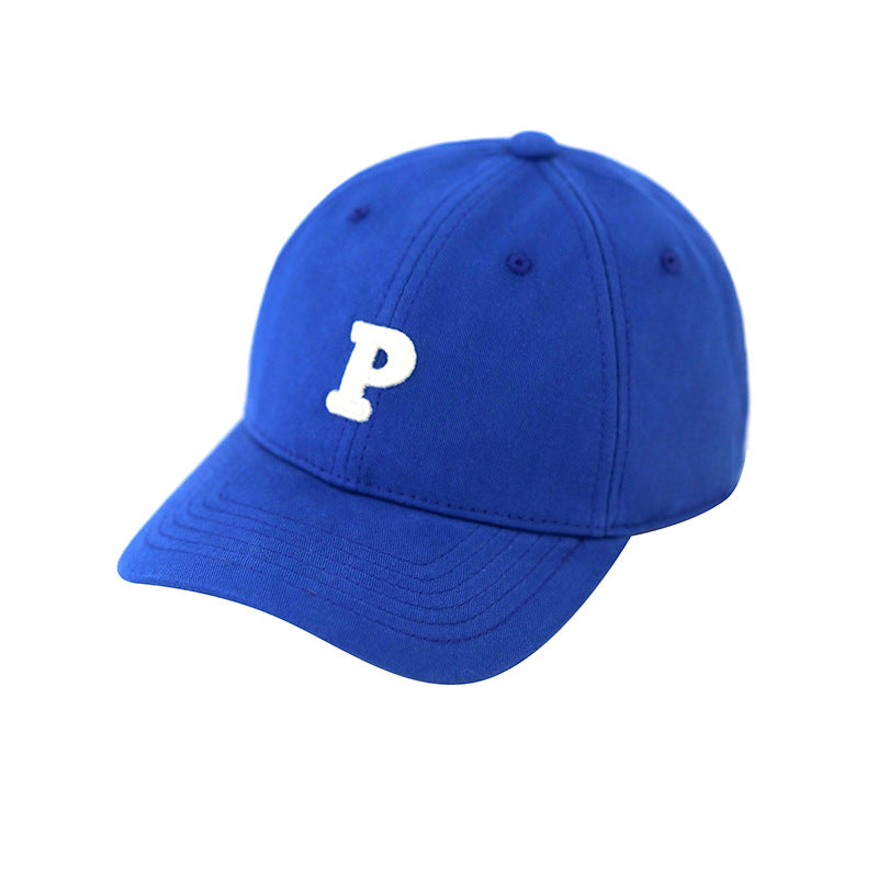 P Letter Sun Protection Hat Thin Kids' Headwear