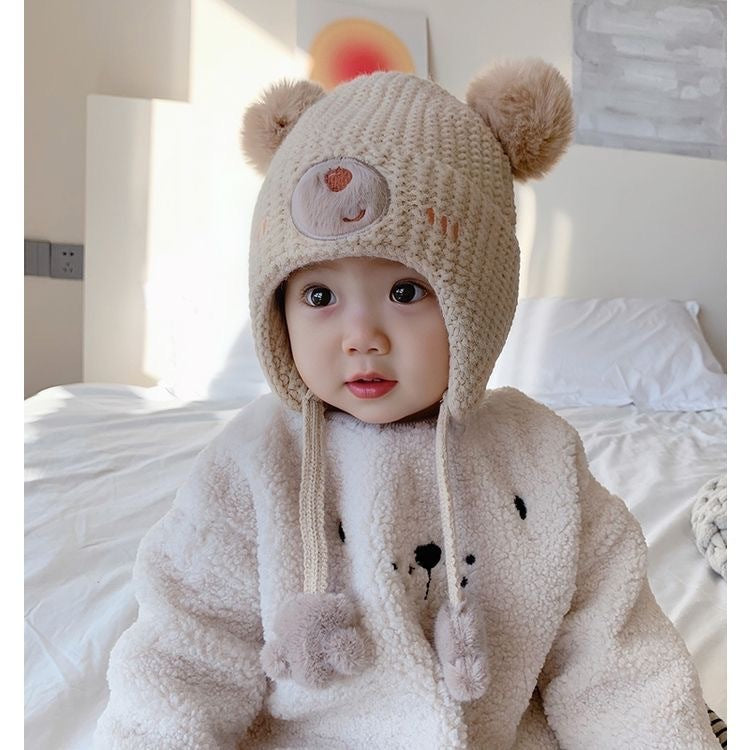 Hat Boys Woolen Winter Ear Protection Kids' Headwear