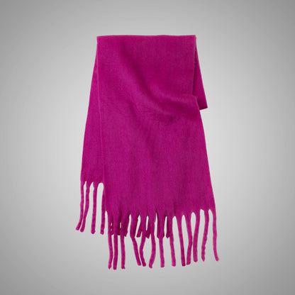 Solid Color Mohair Heavy Idle Style Scarfs