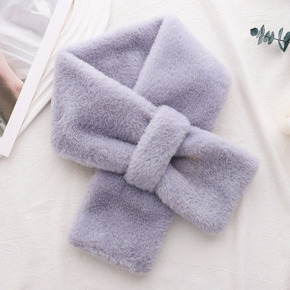 Warm Imitation Rabbit Fur Fake Collar Super Scarfs